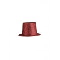 Κόκκινο Καπέλο Ημίψηλο Με Στρας