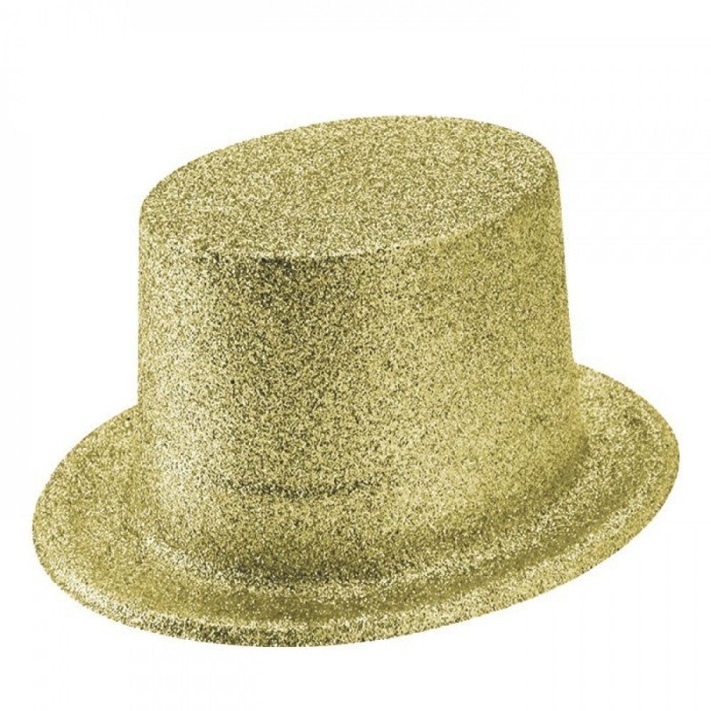Χρυσό Καπέλο Ημίψηλο Με Στρας