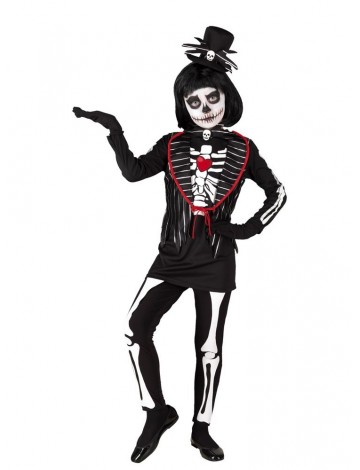 Παιδική Στολή Skeleton Girl