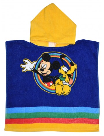Πόντσο θαλάσσης Disney Mickey & Pluto
