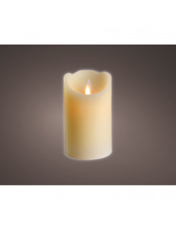 Led Waving Candle Wax Bo Indoor Warm White Dia7.50-H12.50Cm-1L