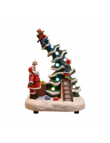 Led Scenery Polyresin Moving Tree Steady Bo Indoor Multi τεμάχιο