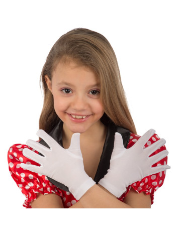 Γάντια Παιδικά Λευκά 17εκ