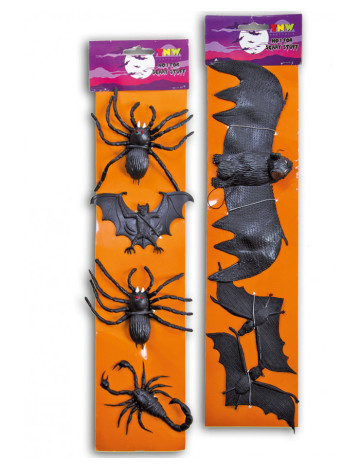 Διακοσμητικά Κρεμαστά Halloween (Νυχτερίδες,Αράχνες)