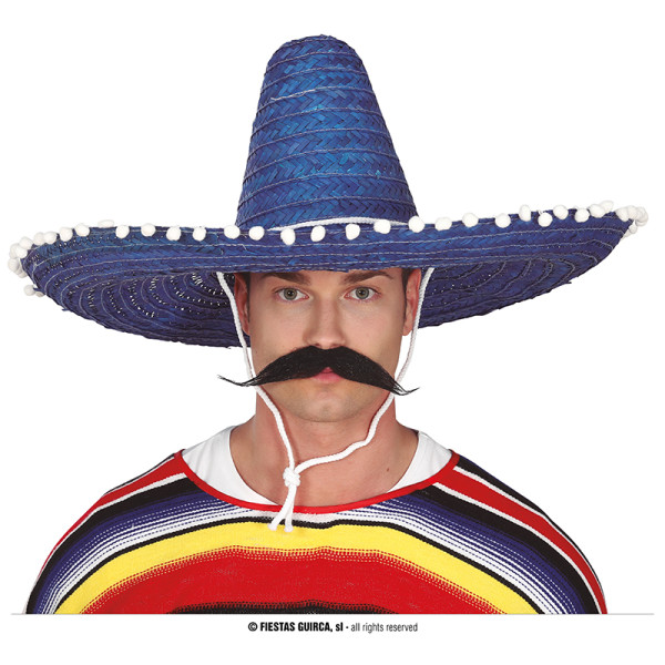 Καπέλο Μεξικανού Μπλε 60cm