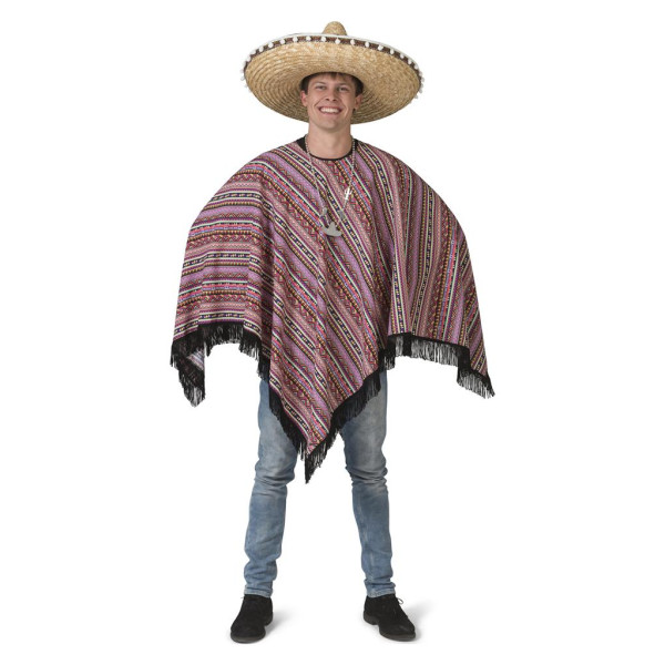 Στολή Μεξικανός - Πόντσο Deluxe One Size